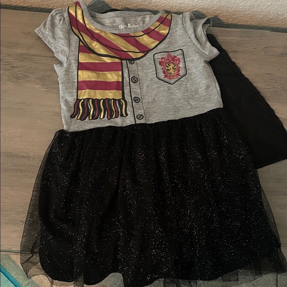 Kids Magical Costume Dress with Scarf